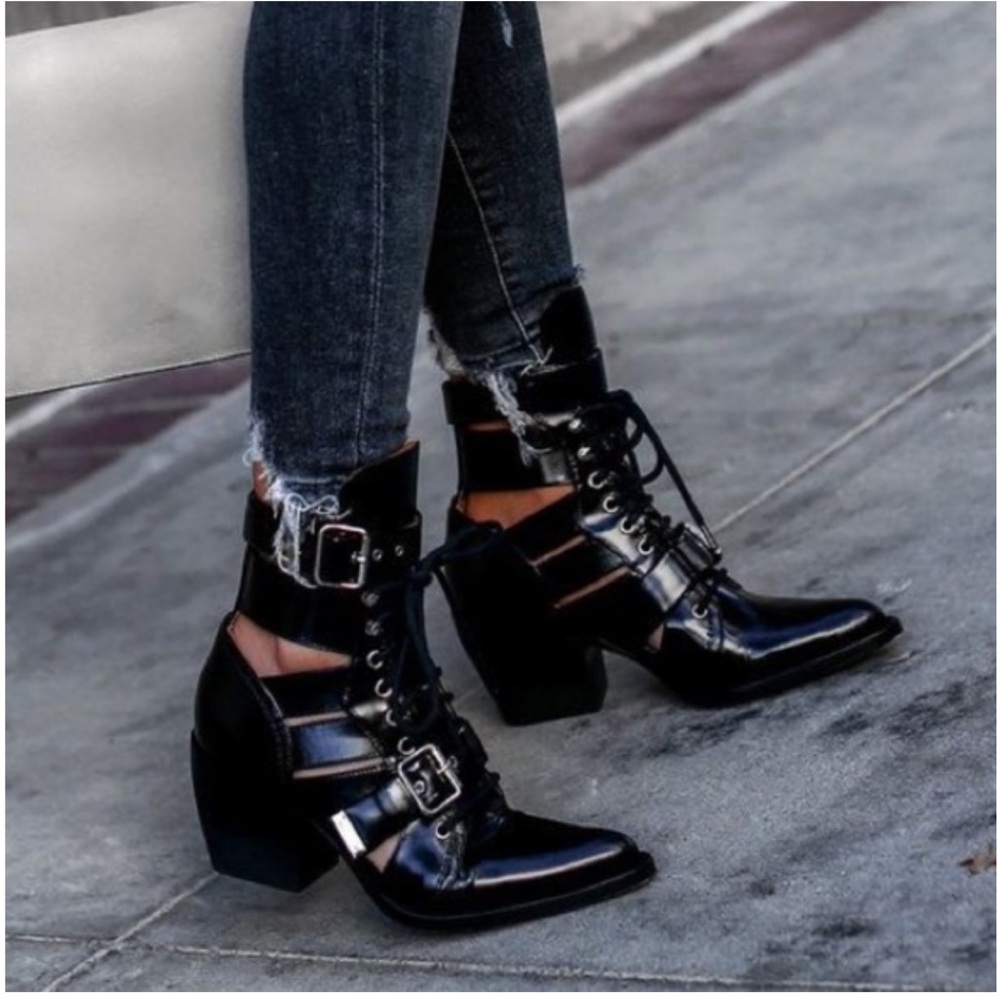 Chloe Rylee Cut Out Booties